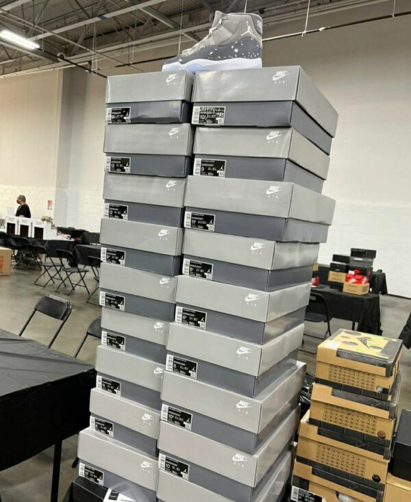 Authentic Jordan sneakers pallets